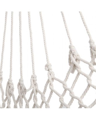 [US-W]Cotton Rope Sling With Tassel Beige