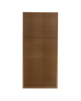 [US-W]HT-300 x 100 Household Application Door & Window Rain Cover Eaves Brown Board & Black Holder