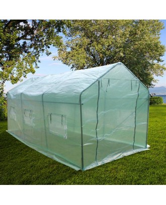 15′x7′x7′Heavy Duty Greenhouse Plant Gardening Spiked Greenhouse Tent