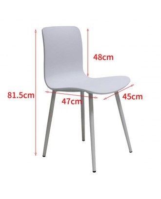 Dining room chair plastic design chairs 58x 52x 56cm dining room chair chairs Scandinavian with floor protector for dining room living room kitchen