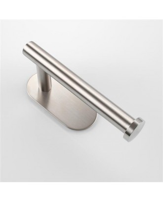 Stainless Steel Toilet Paper Holder Adhensive Tissue Paper Roll Holder for Bathroom Nickel